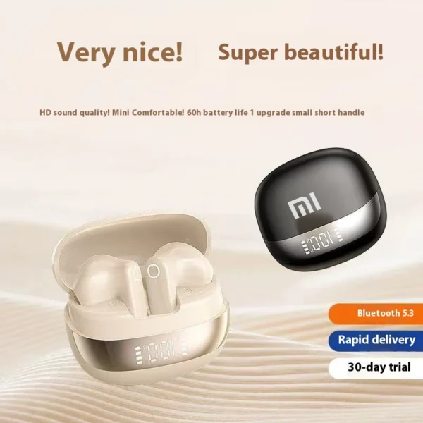 Original XIAOMI M212 Wireless Headphones Bluetooth Headset Charging Earbuds Noise Reduction Earphones Led Display Sport With Mic - Image 6