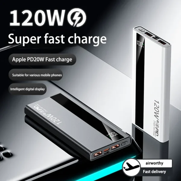 Xiaomi 120W 200000mAh High Capacity Power Bank Super Fast Charging Power Bank Portable Battery Charger For iPhone Samsung Huawei - Image 6