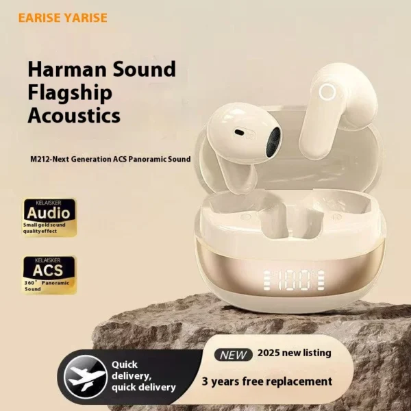 Original XIAOMI M212 Wireless Headphones Bluetooth Headset Charging Earbuds Noise Reduction Earphones Led Display Sport With Mic - Image 5