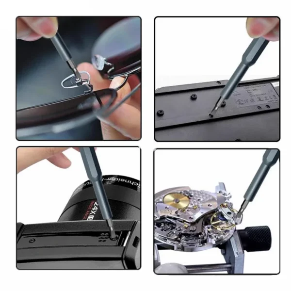 25 in 1 Precision Screwdriver Set Portable Multifunctional Glasses Mobile Phone Repair Tool Disassembly Magnetic Mini Pocket - Image 6