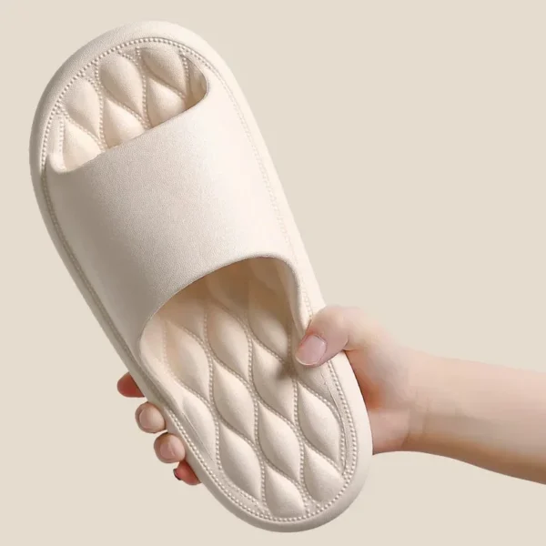 Youpin Xiaomi Plus-Size Slippers Fashion Non-slip EVA Bathroom Slides Sandals Summer Indoor Soft Sole Thick Platform Men Women - Image 4
