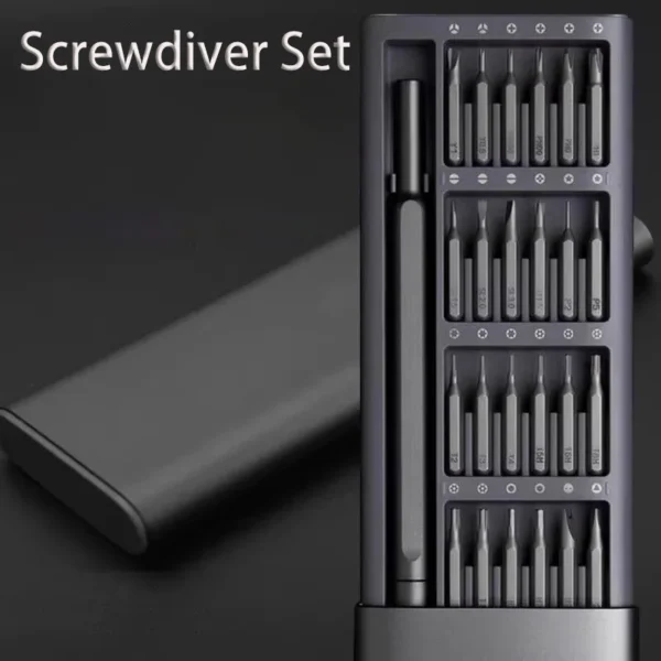 25 in 1 Precision Screwdriver Set Portable Multifunctional Glasses Mobile Phone Repair Tool Disassembly Magnetic Mini Pocket