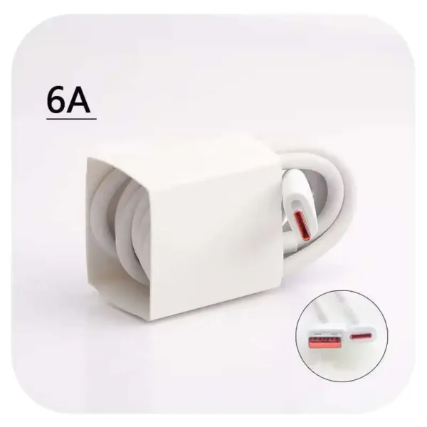 Lightning 120W Xiaomi Metal Silicone Red Portable Wired Charger for Cameras for Mobile Phones Battery Charger Power Adapter - Image 6