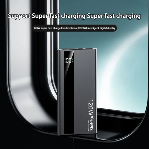 Xiaomi 120W 200000mAh High Capacity Power Bank Super Fast Charging Power Bank Portable Battery Charger For iPhone Samsung Huawei - Image 2