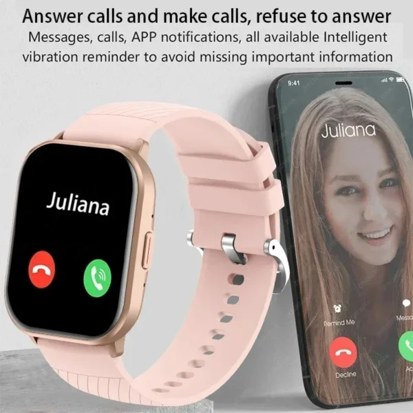 XIAOMI 2025 New AMOLED Smartwatch Men Bluetooth Call Fitness Tracker IP68 Waterproof Smart Watch for Men Women IOS Android - Image 3