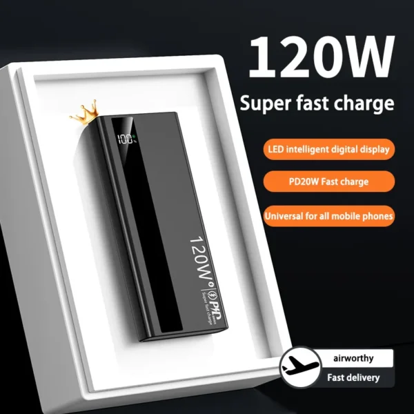 Xiaomi 120W 200000mAh High Capacity Power Bank Super Fast Charging Power Bank Portable Battery Charger For iPhone Samsung Huawei - Image 3